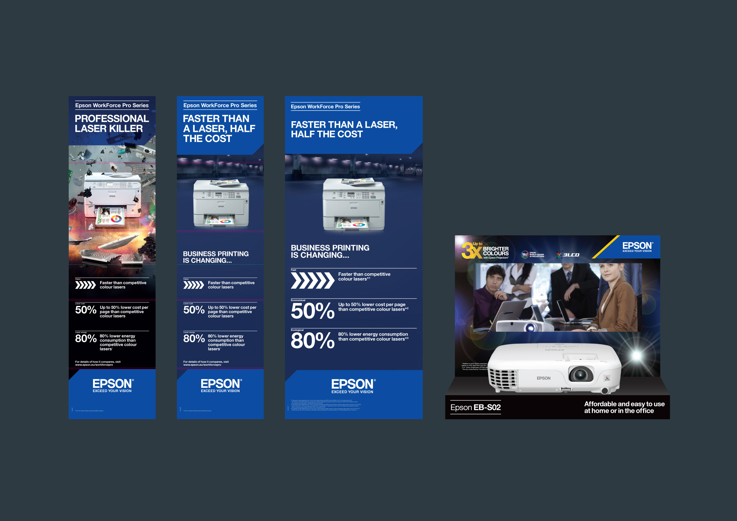 Epson totems and counter top unit